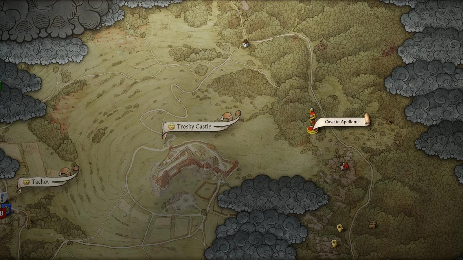 KCD2 Treasure Map: Four Named Locations and Solutions
