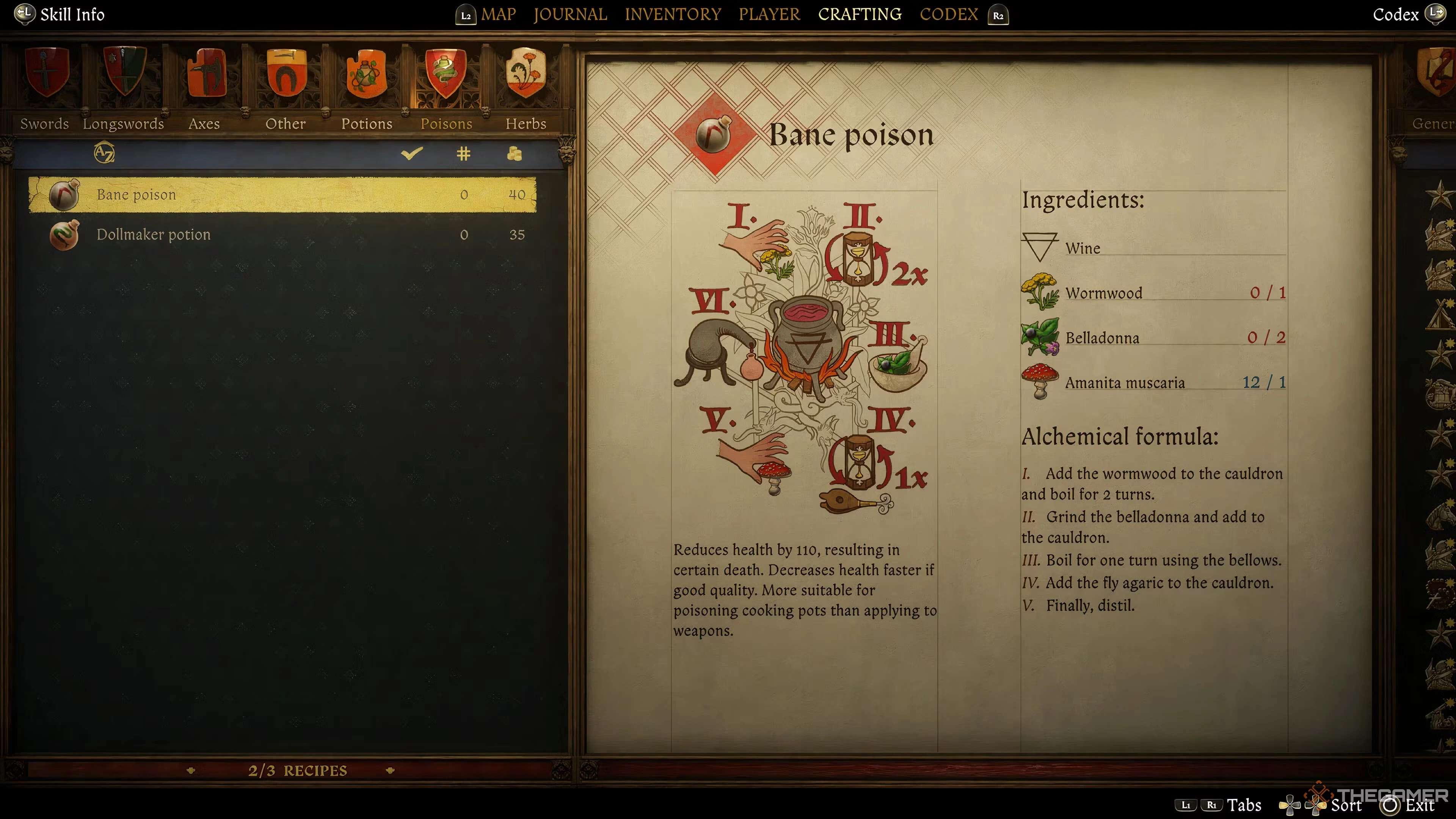 KCD2 Poison: nejlepší jedy, recepty a použití